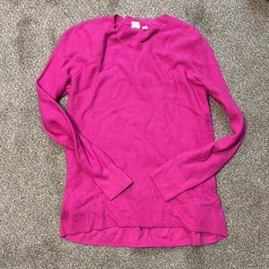 GAP Fuchsia Knit Sweater